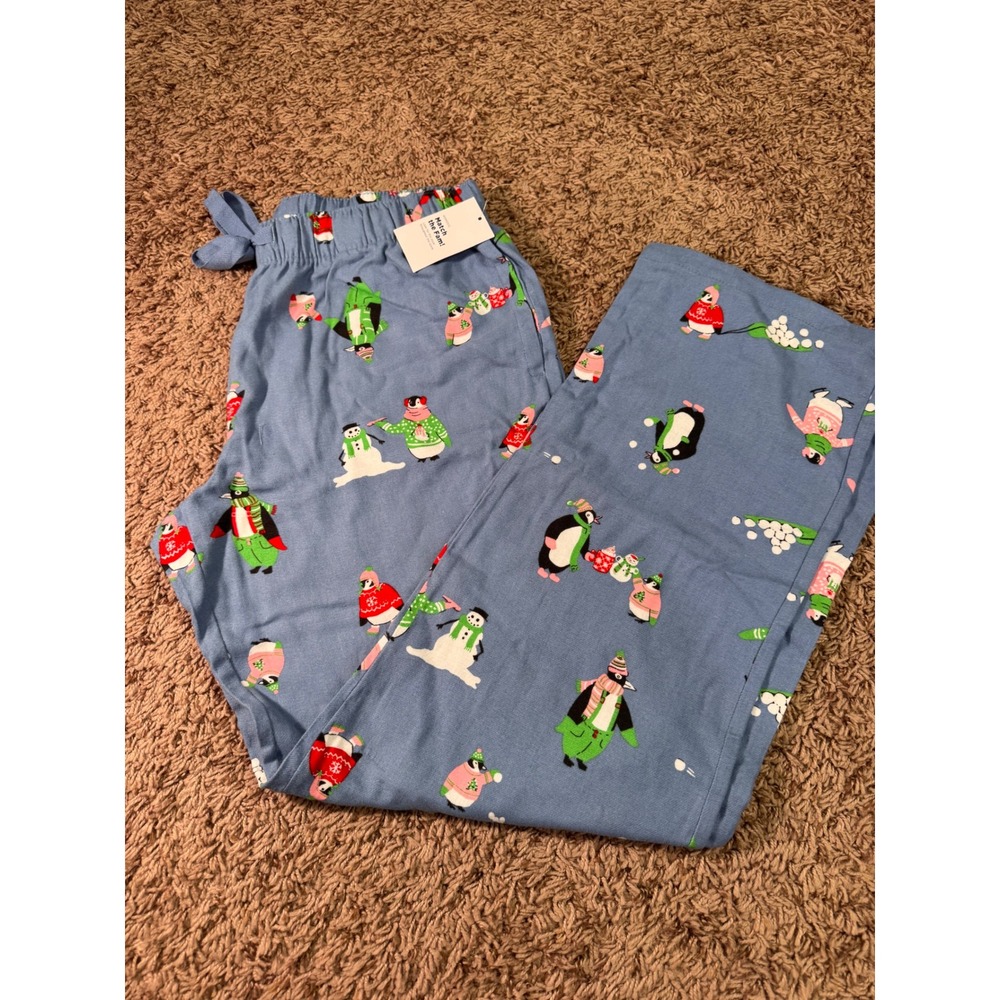 Women's Old Navy Holiday Penguin Pajama Pants Size Small NWT